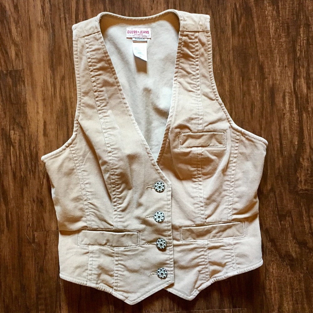 Guess jeans corduroy vest